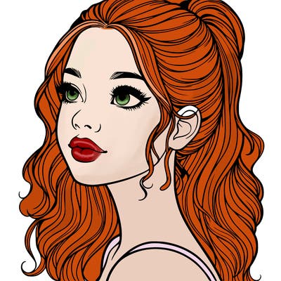 beautiful realistic girl