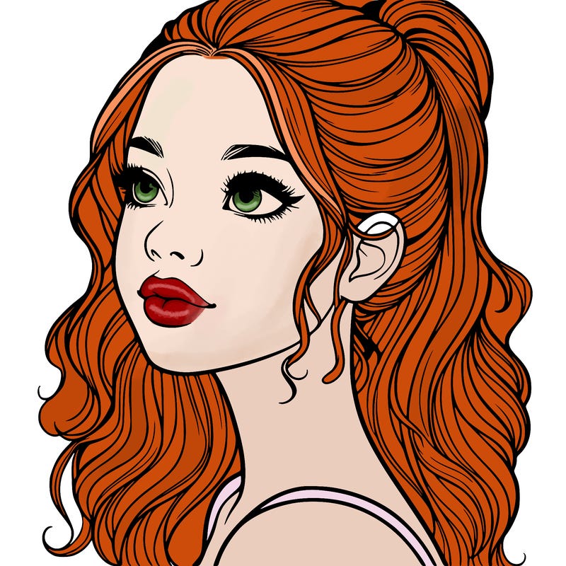 beautiful realistic girl