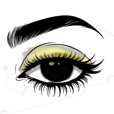 eye closed realistic