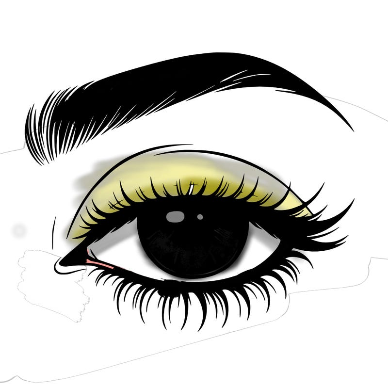 eye closed realistic