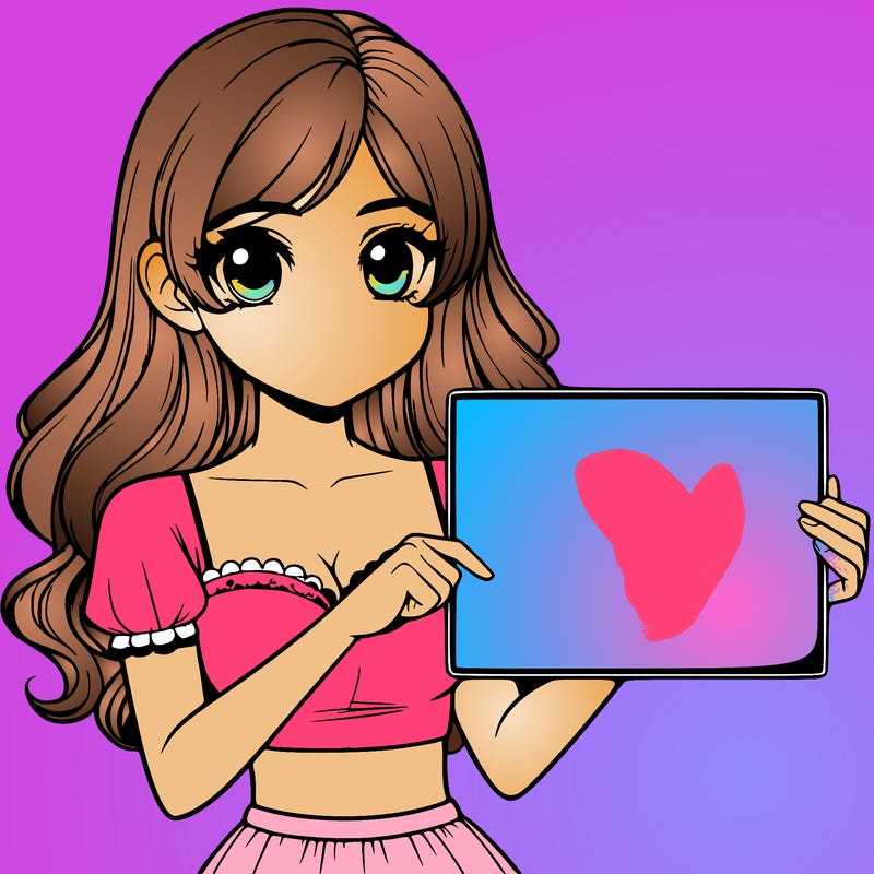 realistic pretty girl holding blank sign