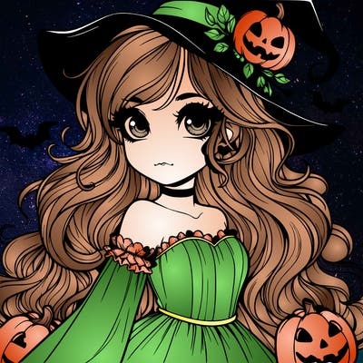 realistic girl halloween