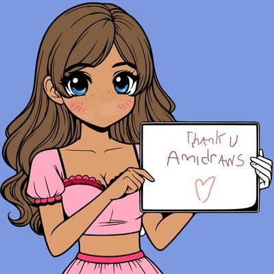 realistic pretty girl holding blank sign