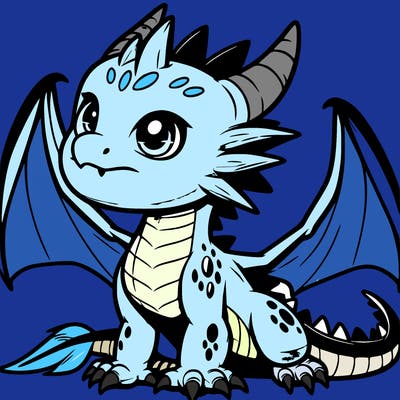 fierce baby night dragon