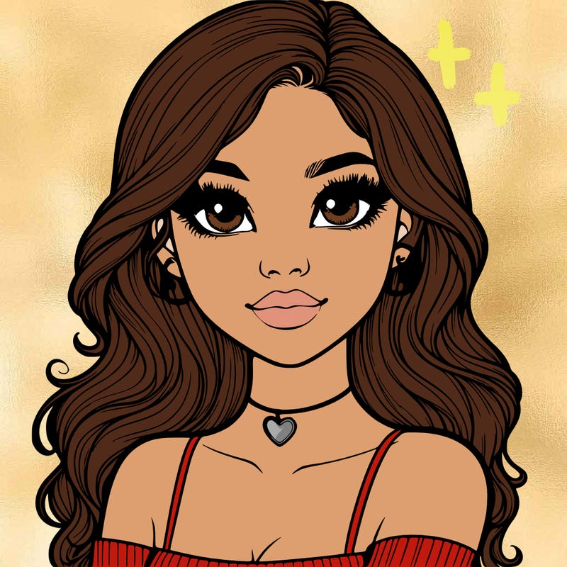 realistic pretty girl