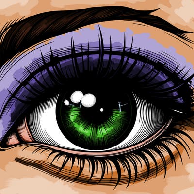 realistic eye