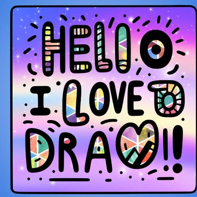 hello i love to draw!!!!