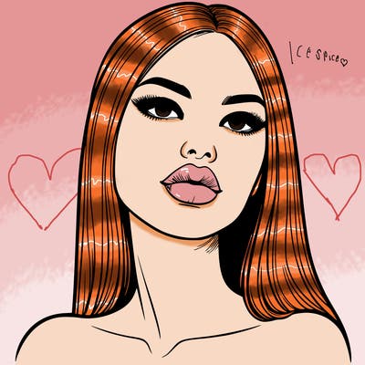 realistic woman with full lips