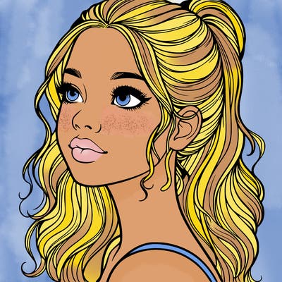 beautiful realistic girl