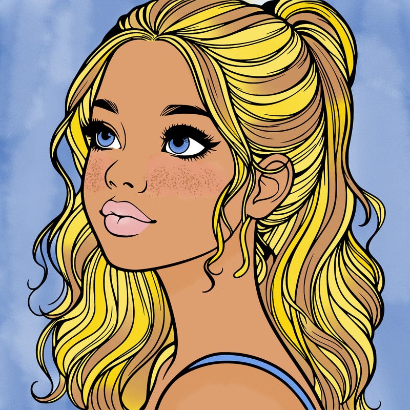 beautiful realistic girl