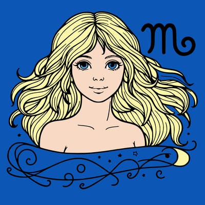 a virgo as a human realistic