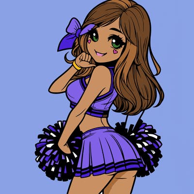 realistic cheerleader
