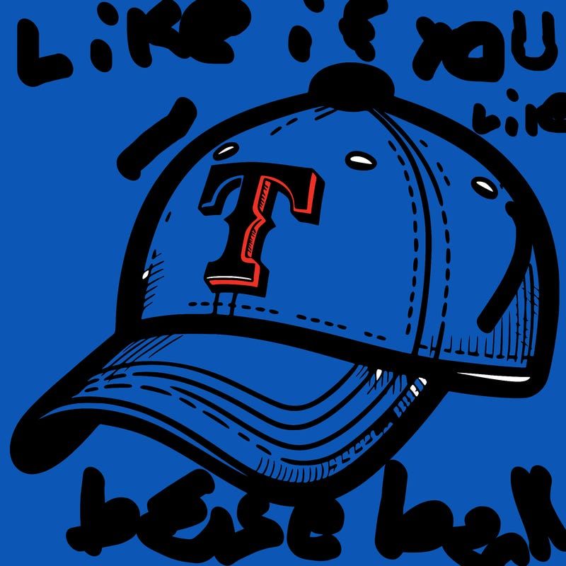 texas rangers baseball hat