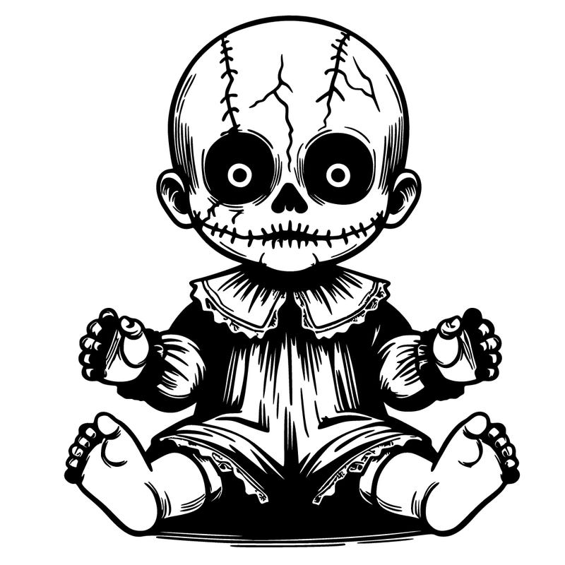 creepy doll