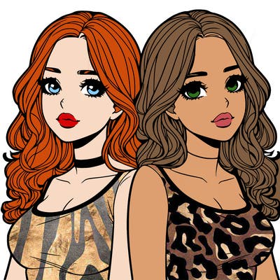 realistic twin sisters