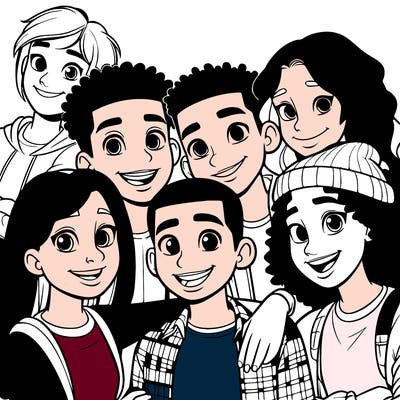 a mixed friend group