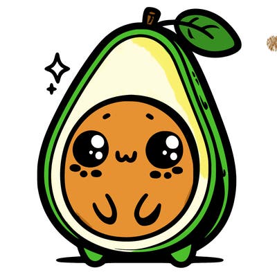 cute avocado