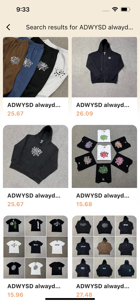 Acbuy Spreadsheets - Search results for streetwear apparel and hoodies in the Acbuy Spreadsheets app