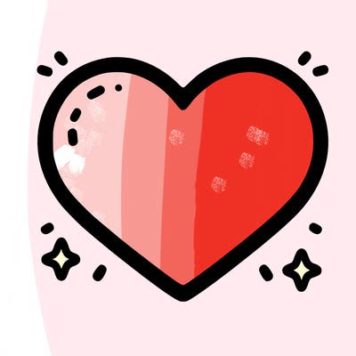blank  heart