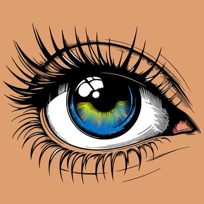 realistic eye