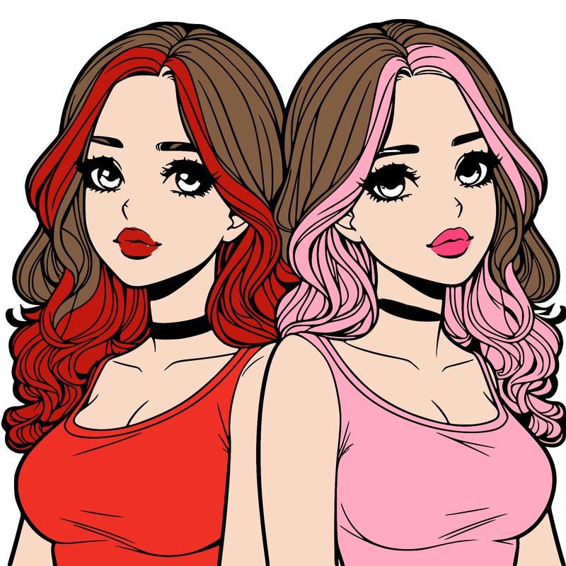 realistic twin sisters