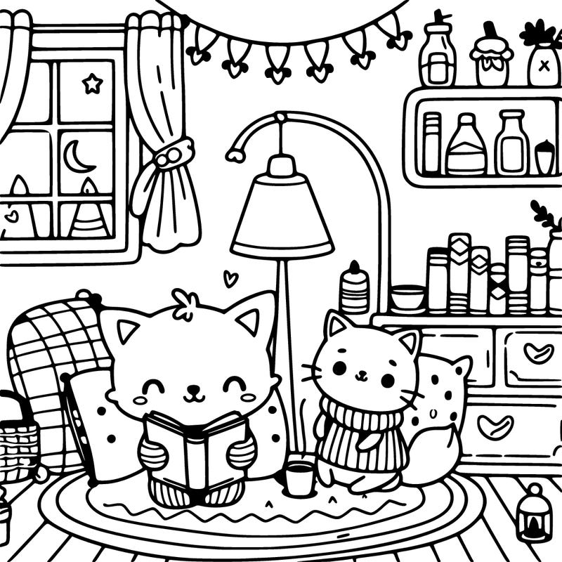 cute and cosy scene