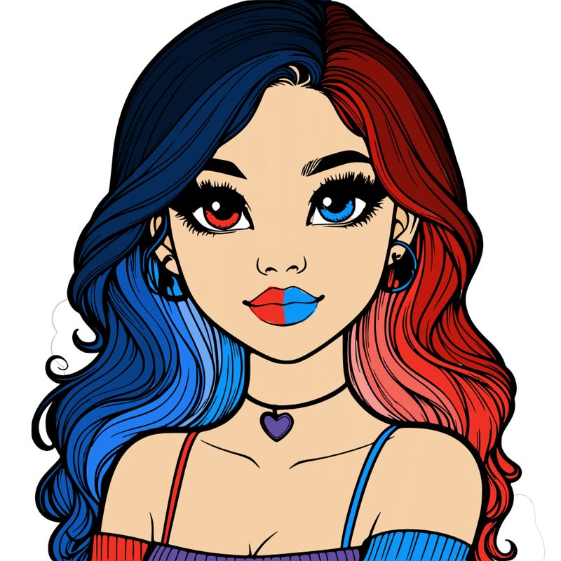 realistic pretty girl