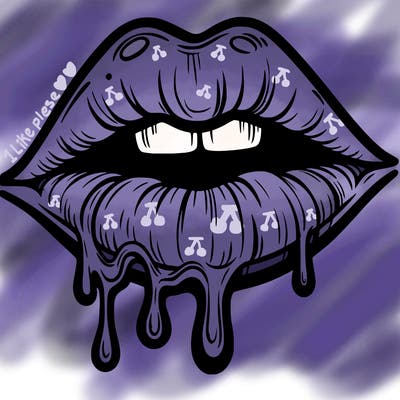 lips that look realistic and drip