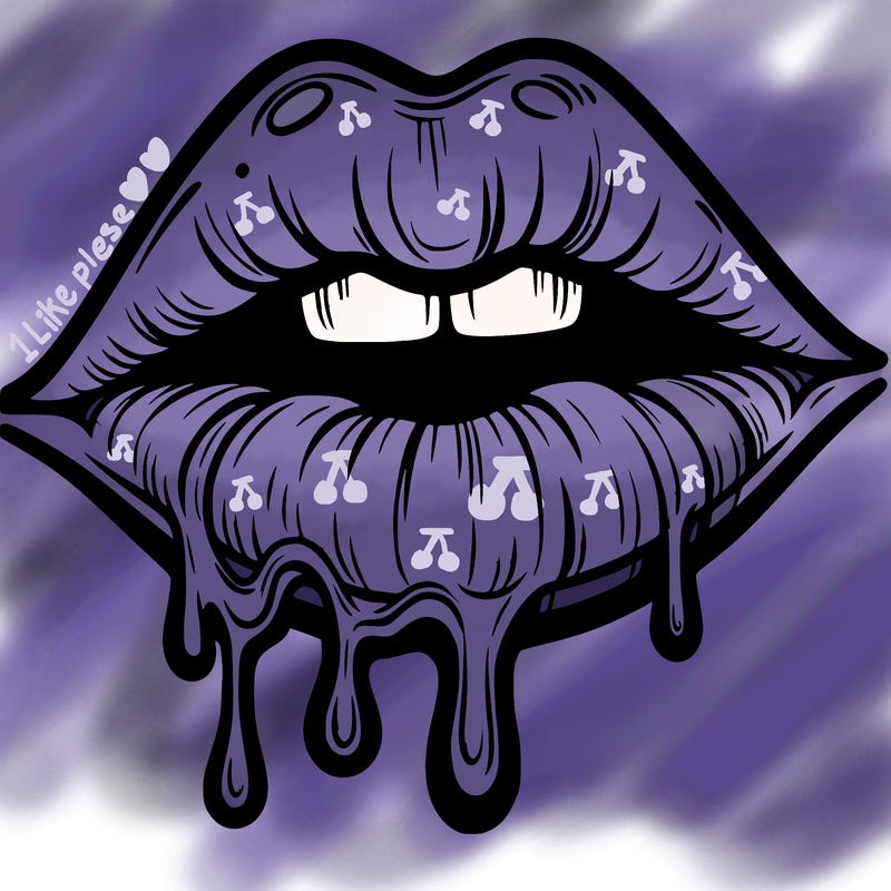 lips that look realistic and drip