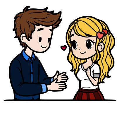 man meeting girl for the first time