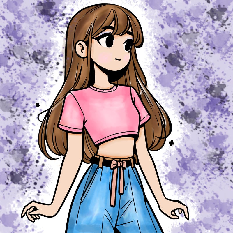 girl in a cute crop top