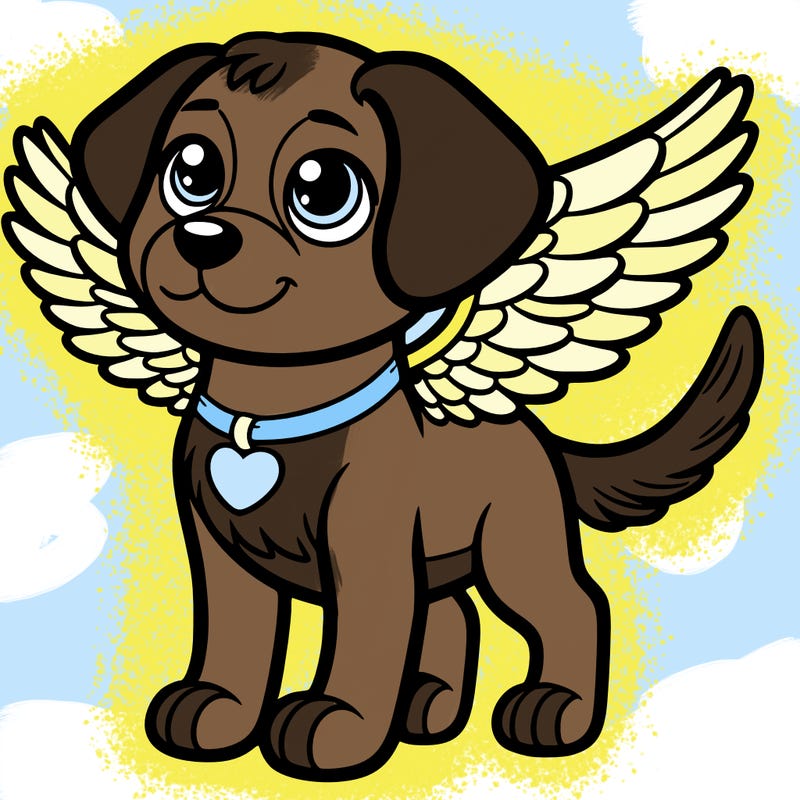 dog with wings