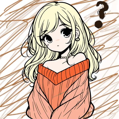 shy pretty girl wearing a sweater that is falling off one shoulder portrait