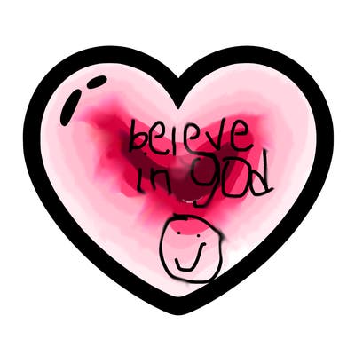 a blank heart