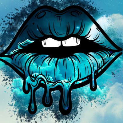 lips that look realistic and drip