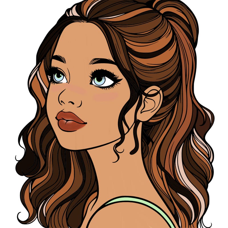 beautiful realistic girl
