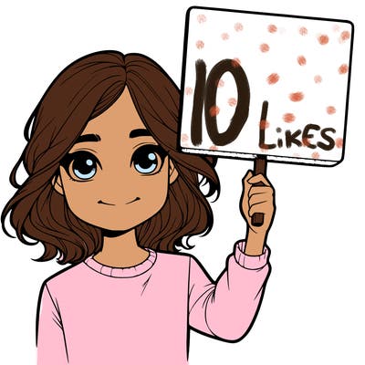 realistic girl holding up a sign