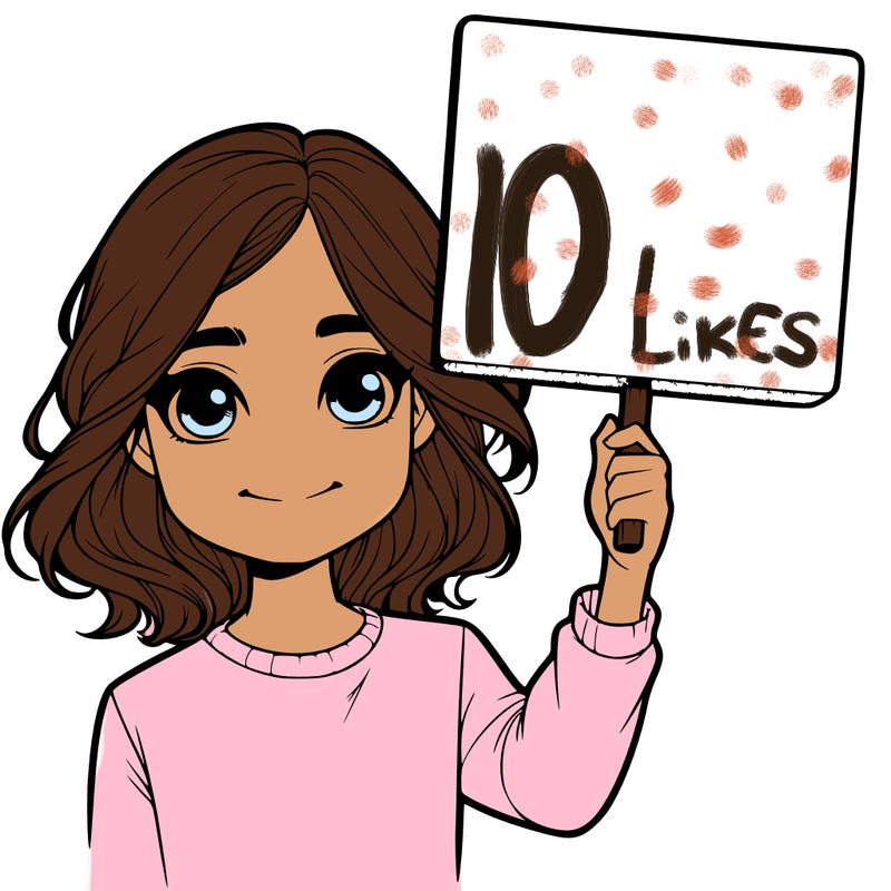 realistic girl holding up a sign