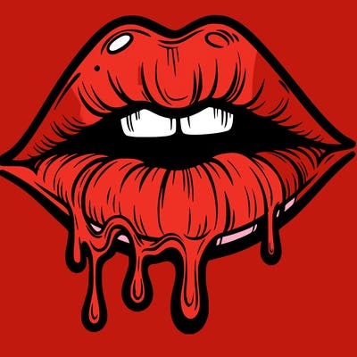 lips that look realistic and drip