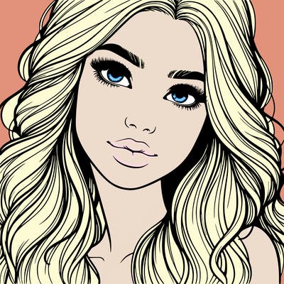 beautiful realistic girl