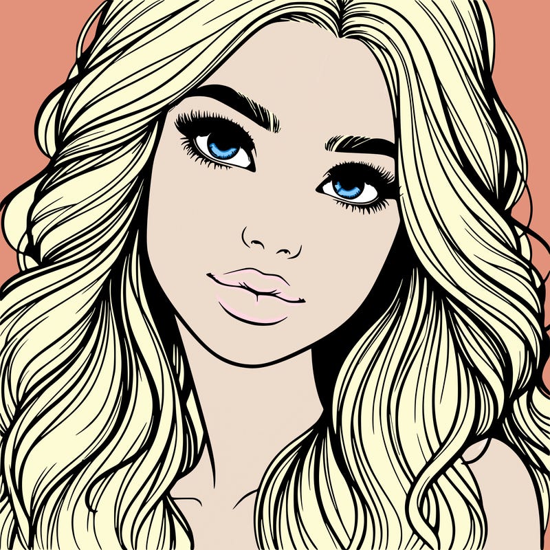 beautiful realistic girl