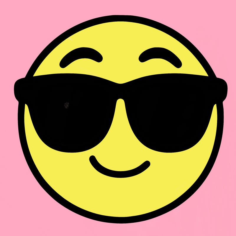 emoji with sunglasses