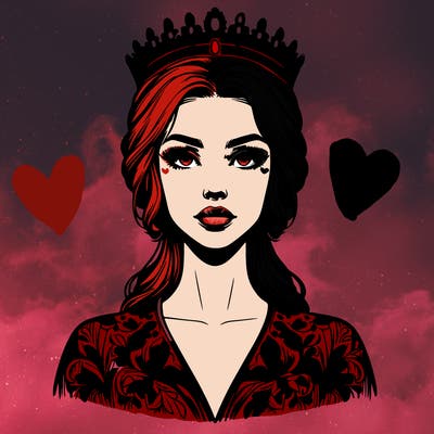 realistic beautiful queen