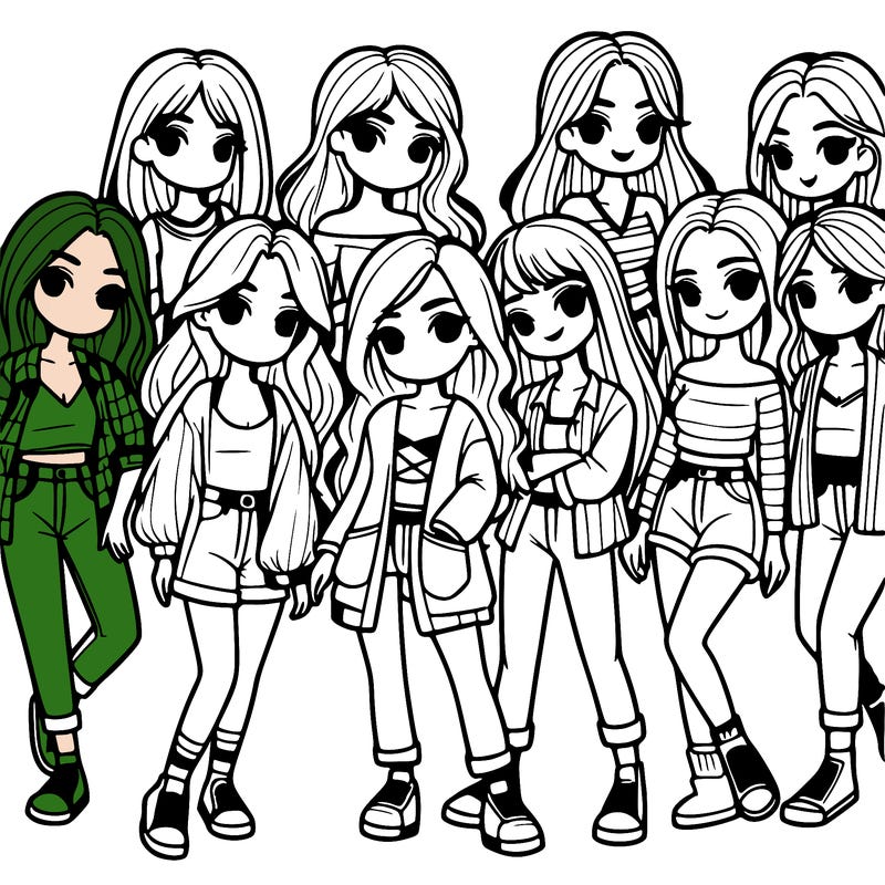 group of girls
