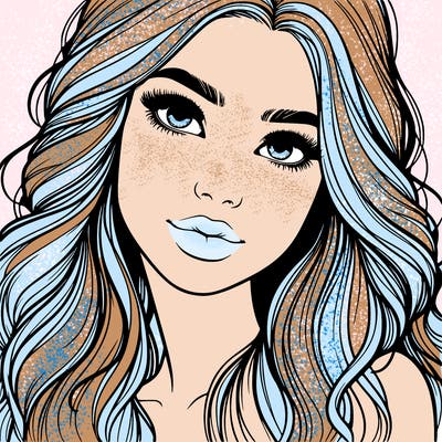 beautiful realistic girl