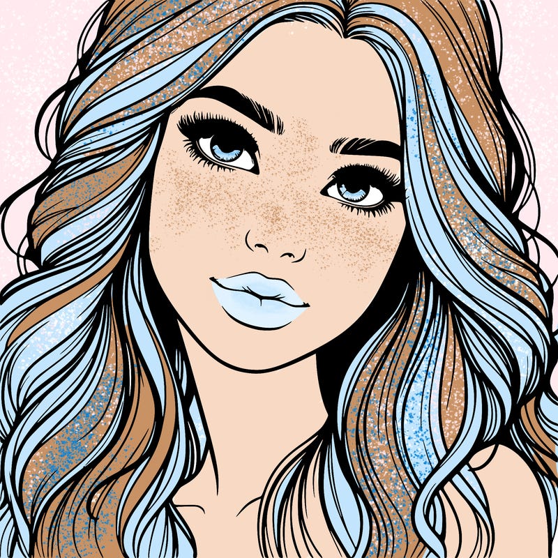 beautiful realistic girl