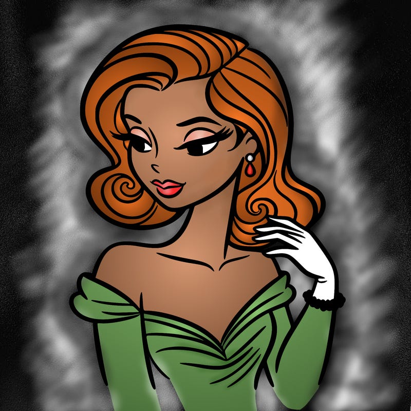 an elegant woman