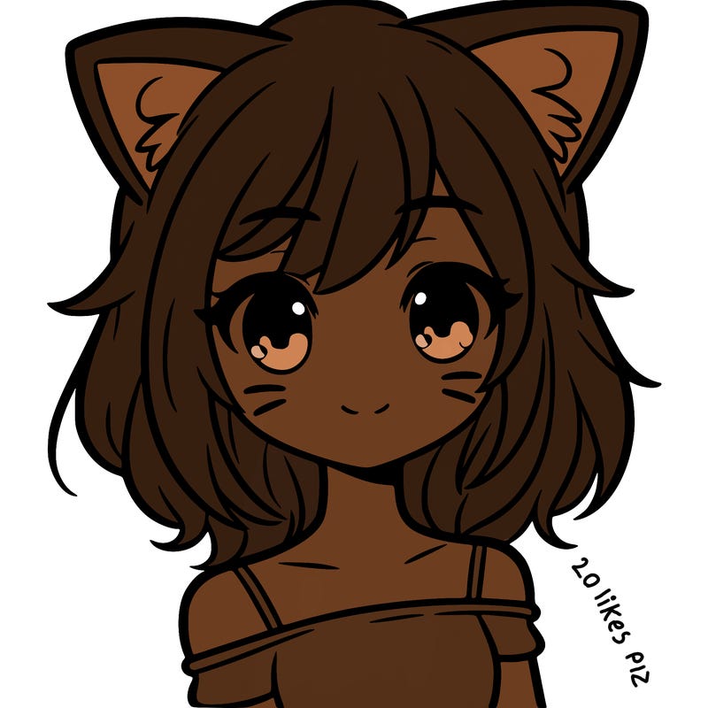 girl with cat ears