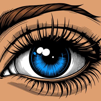 realistic eye
