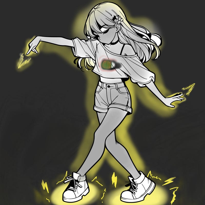 realistic girl danceing